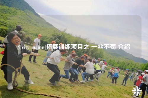 唐山拓展训练项目之 一丝不苟 介绍